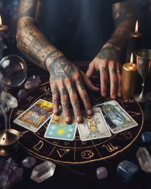 Orientación en vínculos familiares: imagen de la cuenta de Instagram de León Tarot